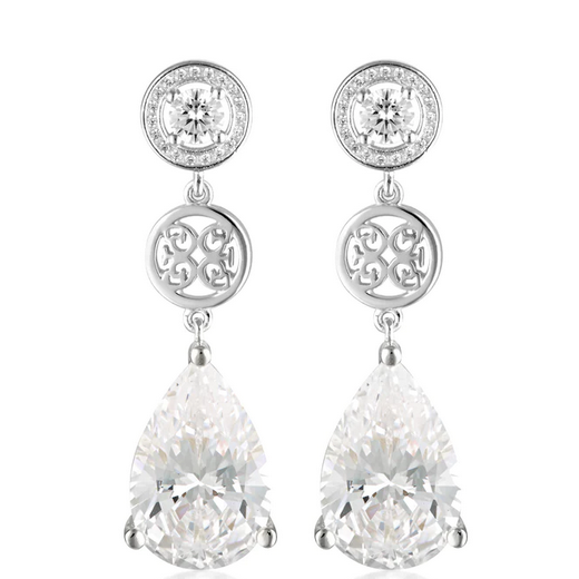 Georgini Sterling Silver Signature Memento Earrings