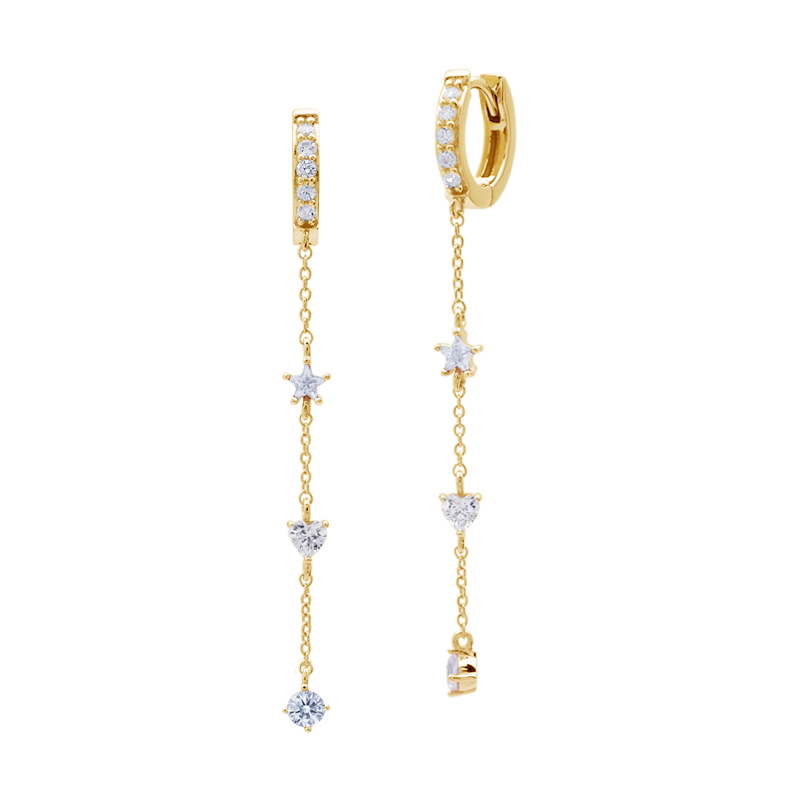 Georgini Gold Plated "A Christmas Journey" Clara Earrings