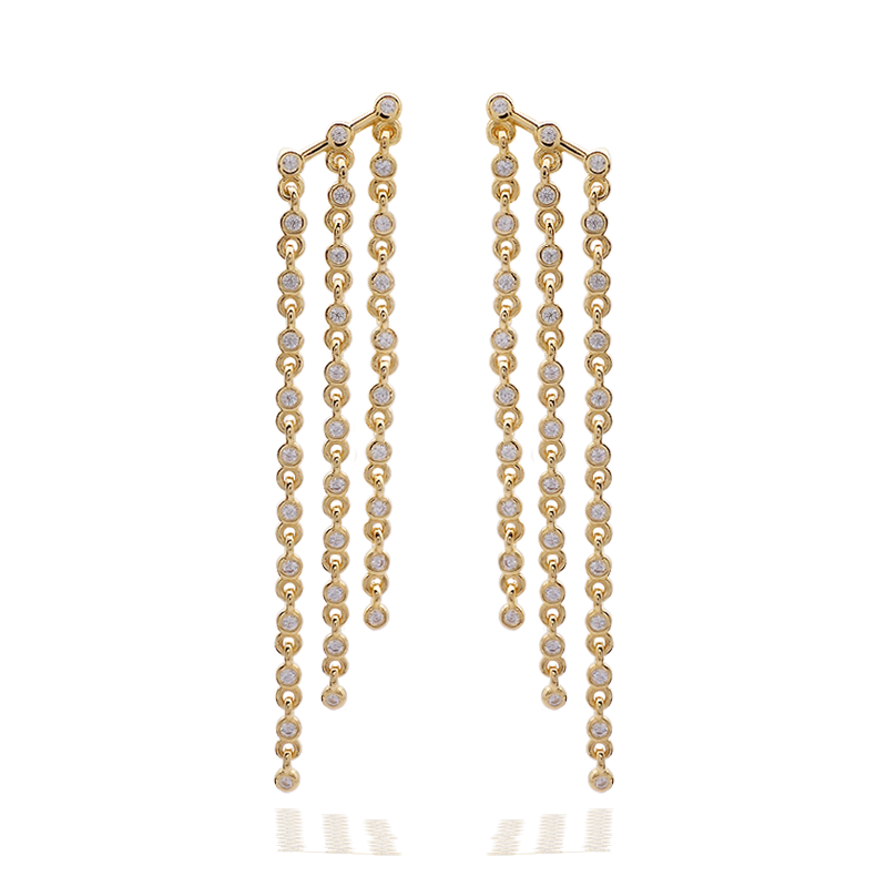 Georgini Sterling Silver "A Christmas Journey" Soignee Earrings