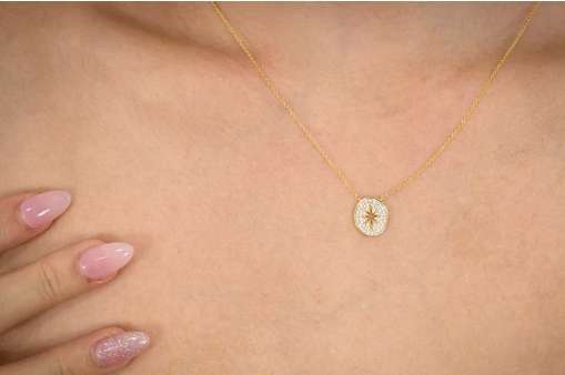 Georgini Gold Plate "A Christmas Journey" Follow The Star Pendant