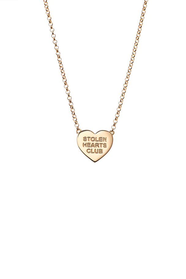 Stolen Girlfriends Club 18ct Gold Plated Stolen Hearts Club Necklace