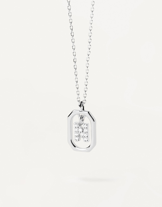 PD Paola Sterling Silver Mini Letter N Necklace