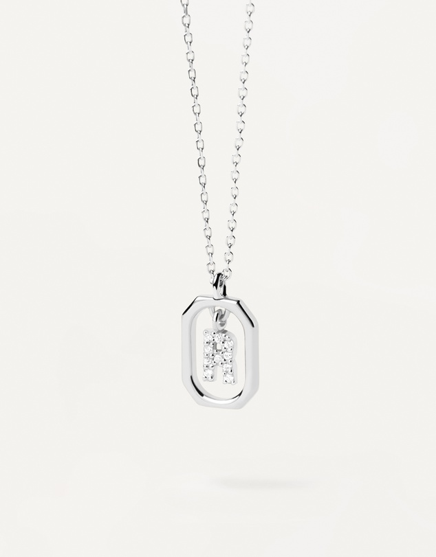 PD Paola Sterling Silver Mini Letter R Necklace