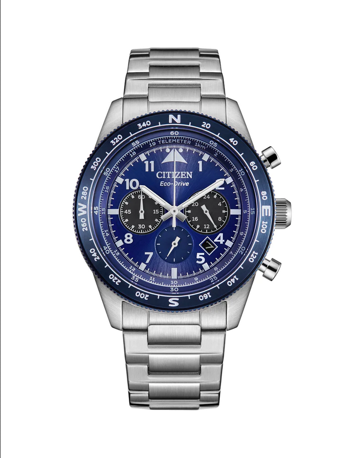 Citizen Gents Eco-Drive Blue Dial 100M WR Watch