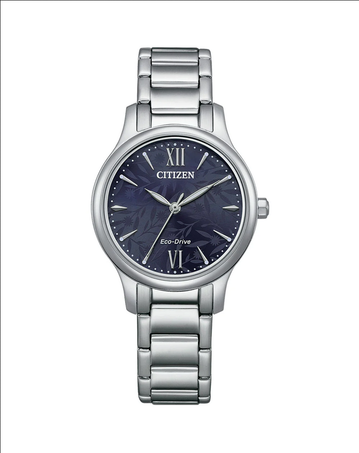 Citizen Ladies Eco-Drive Blue Dial 50M WR Watch