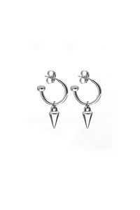 Stolen Girlfriends Club Sterling Silver Falling Spike Sleeper Earrings
