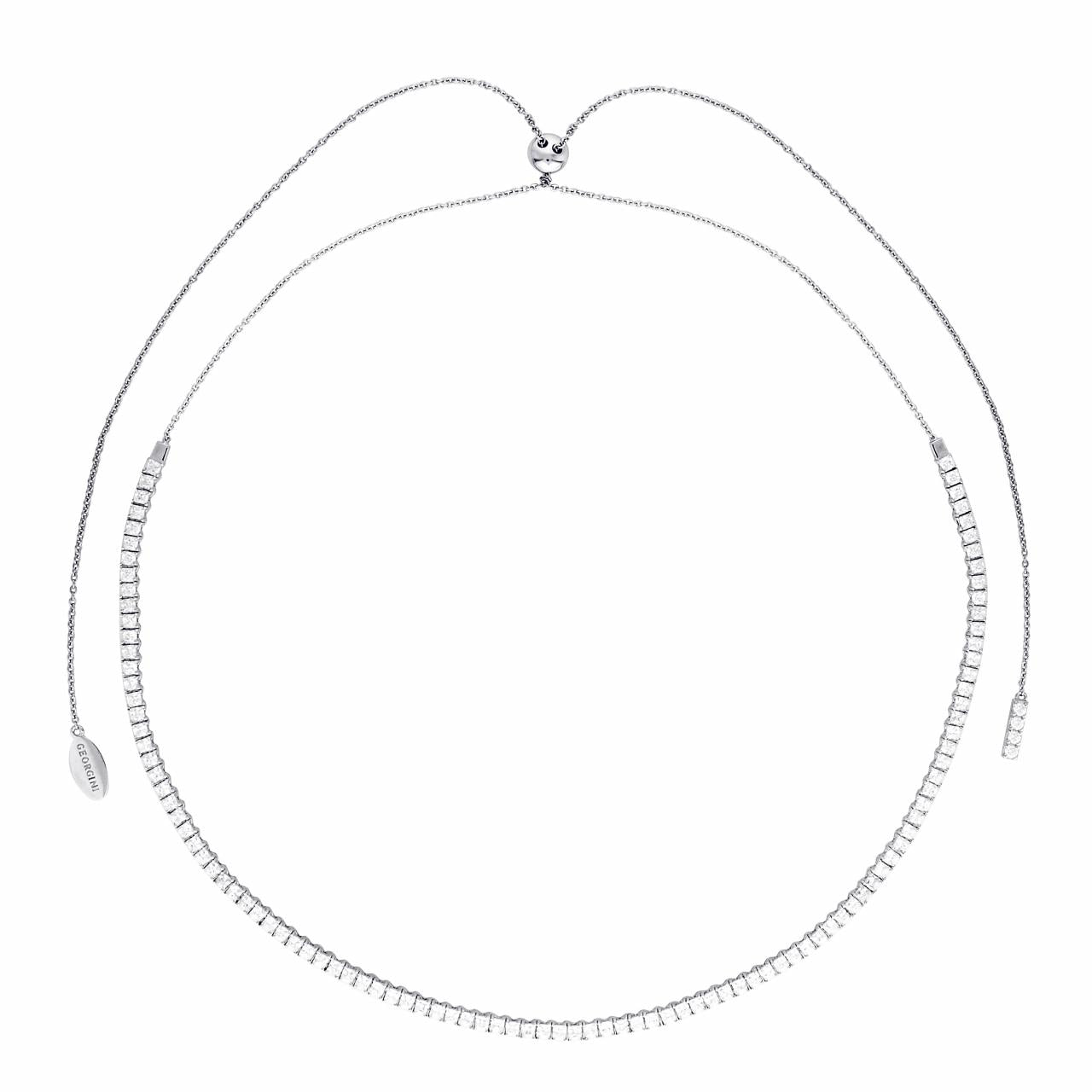 Georgini Sterling Silver Iconic Bridal Vera Necklace