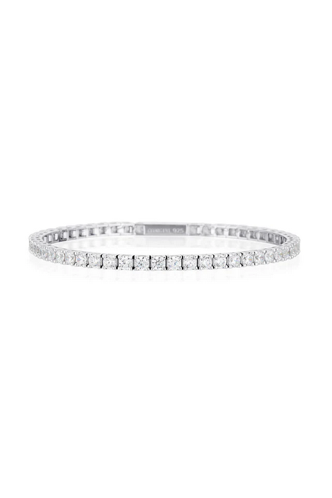 Georgini Sterling Silver Selena 3mm Tennis Bracelet