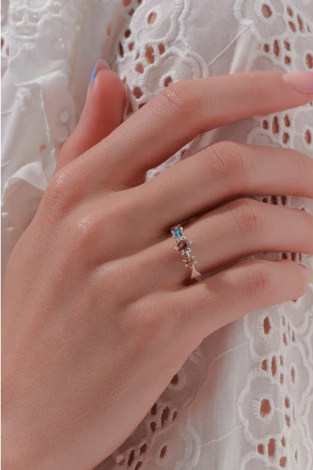 Karen Walker Sterling Silver Baroque Ring