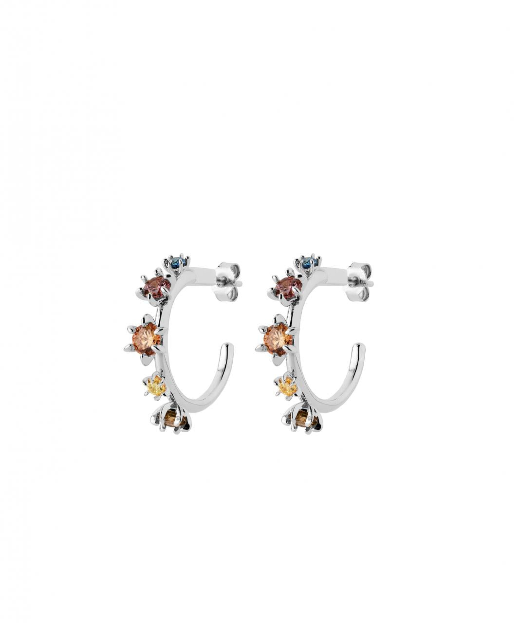 Karen Walker Sterling Silver Baroque Earrings