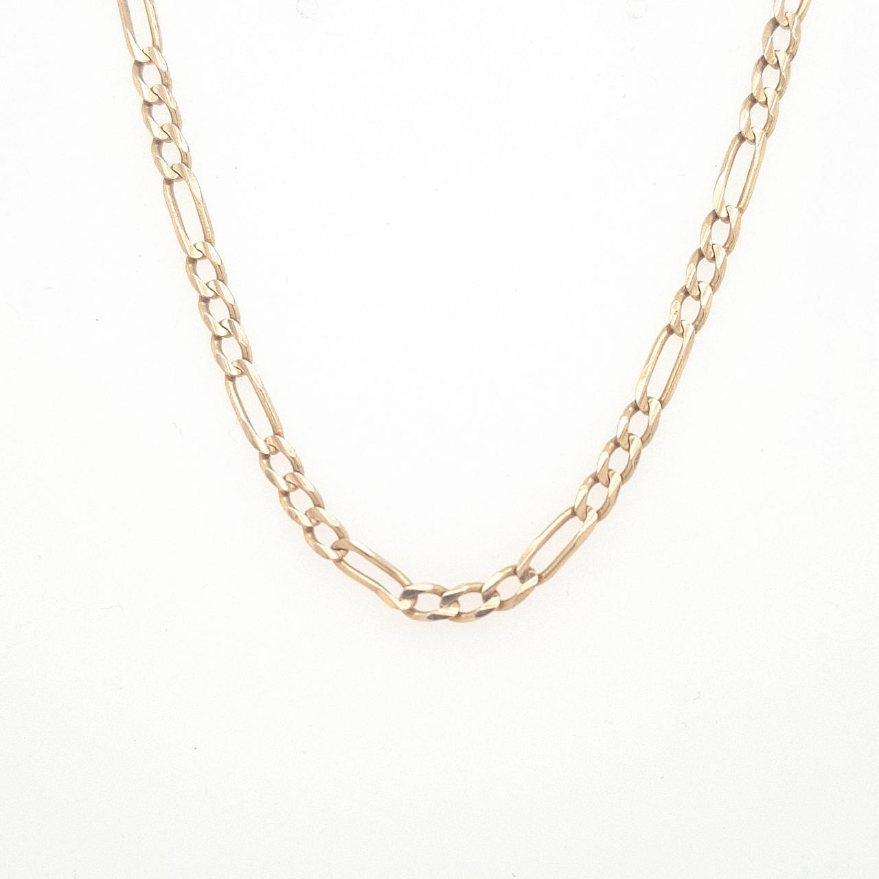14ct Yellow Gold Figaro 1:3 Chain