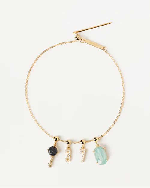 PD Paola 18ct Gold Plated Charms Bracelet