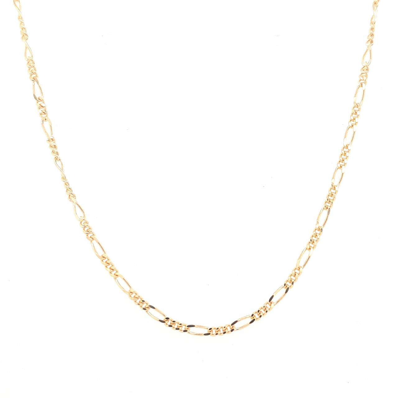 9ct Yellow Gold 3:1 Figaro Chain