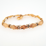 22ct Yellow Gold Faceted Bracelet