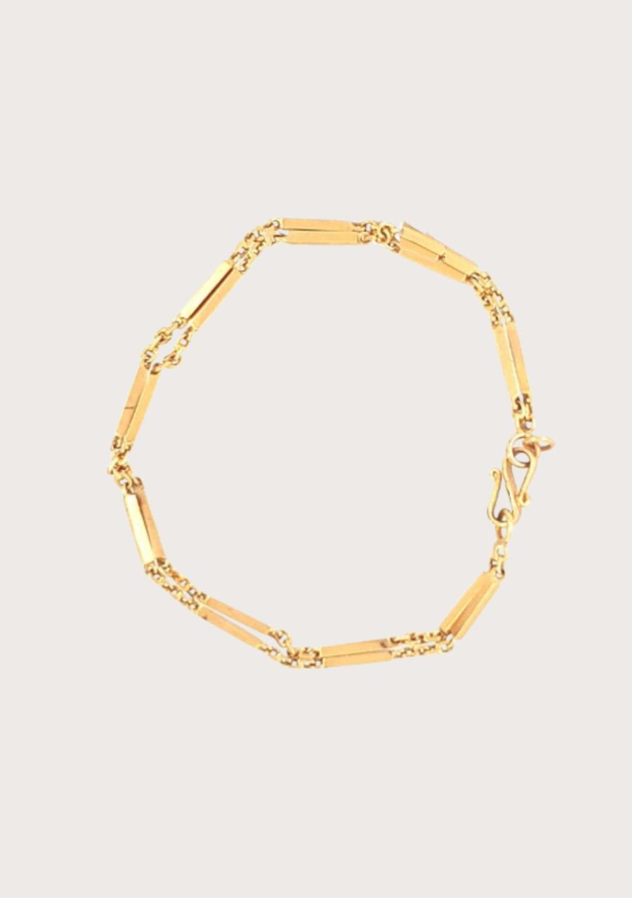 Estate 22ct Yellow Gold Bar Bracelet