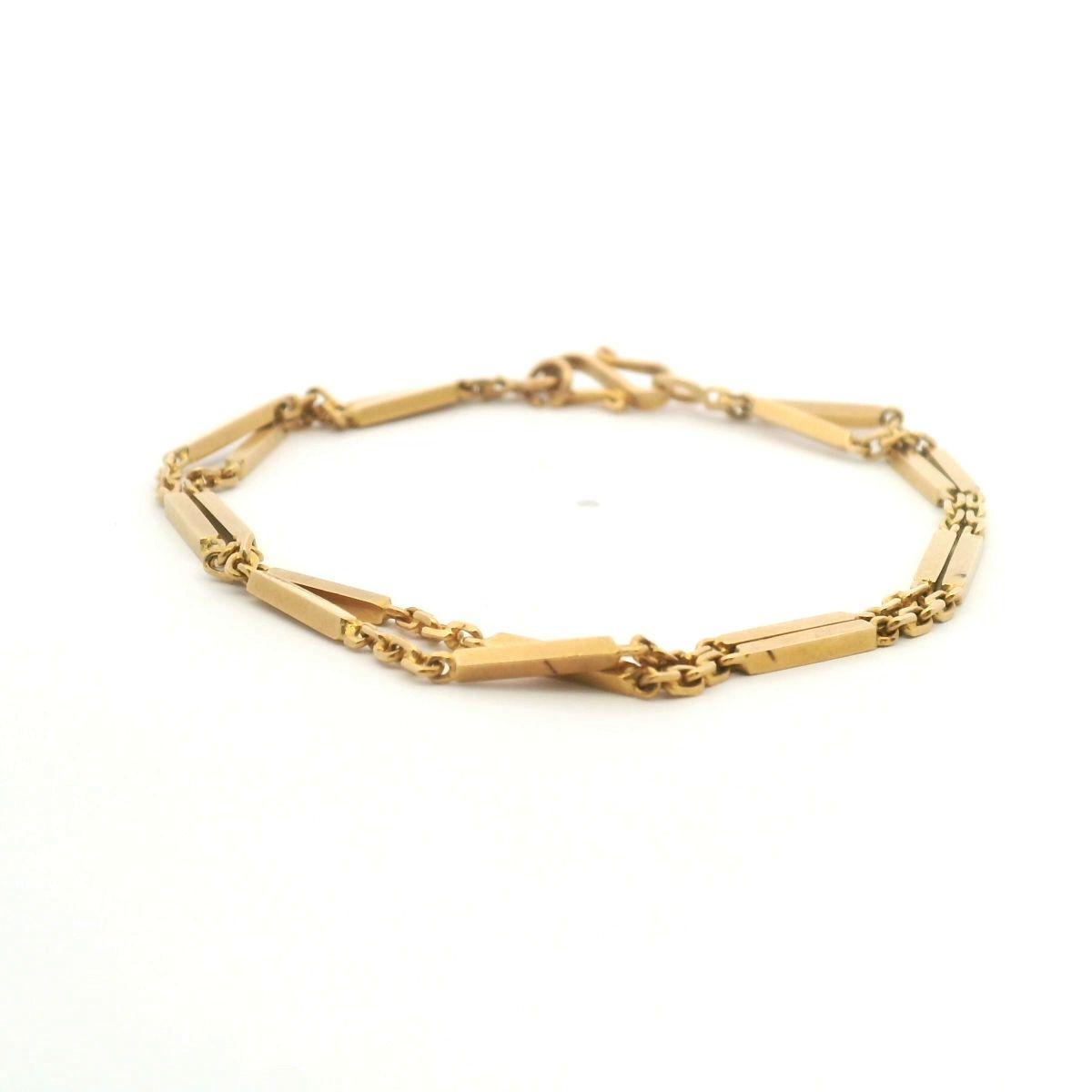 22ct Yellow Gold Bar Bracelet