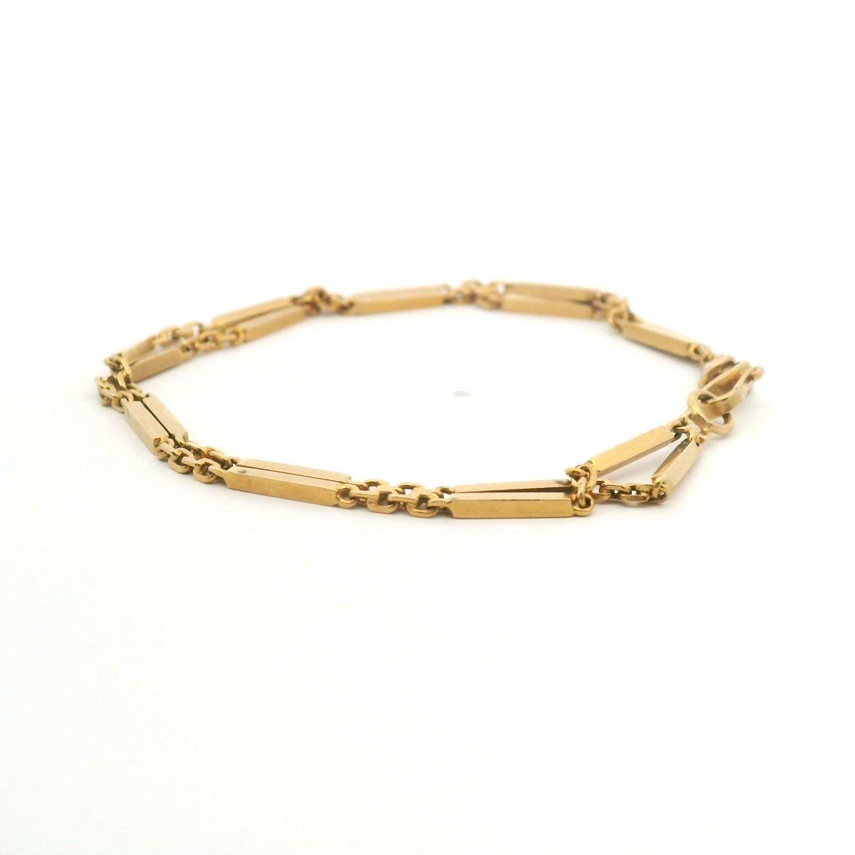 22ct Yellow Gold Bar Bracelet