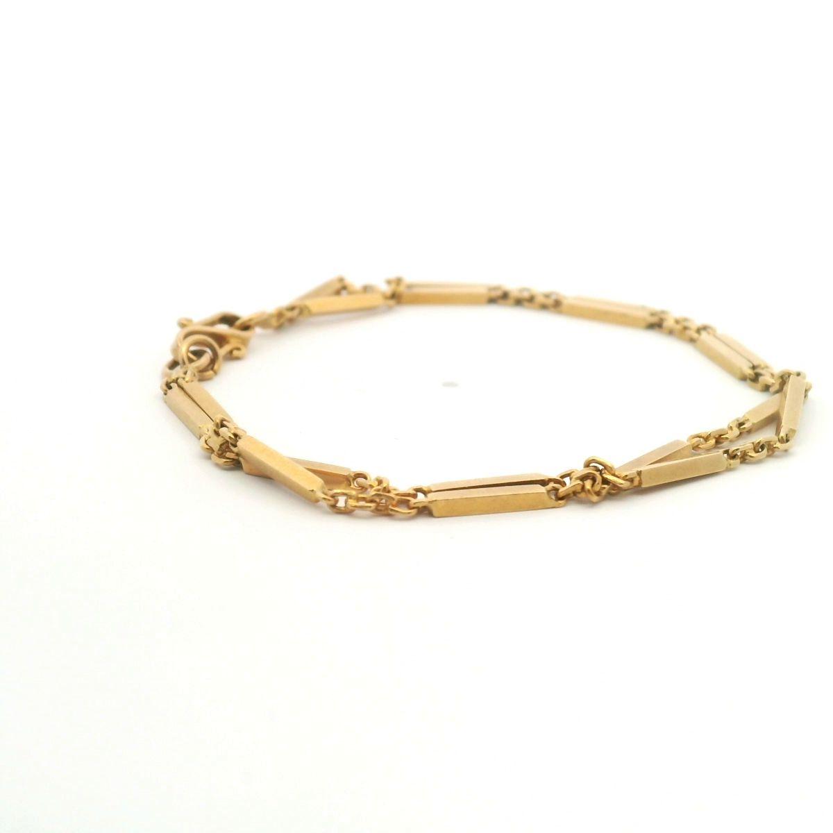 22ct Yellow Gold Bar Bracelet