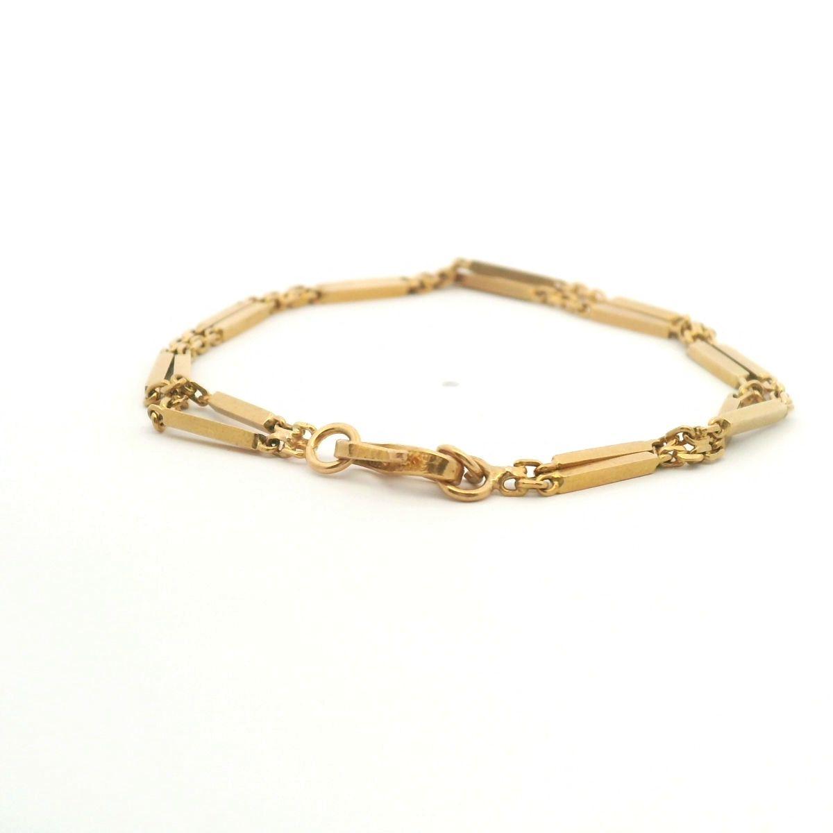 22ct Yellow Gold Bar Bracelet