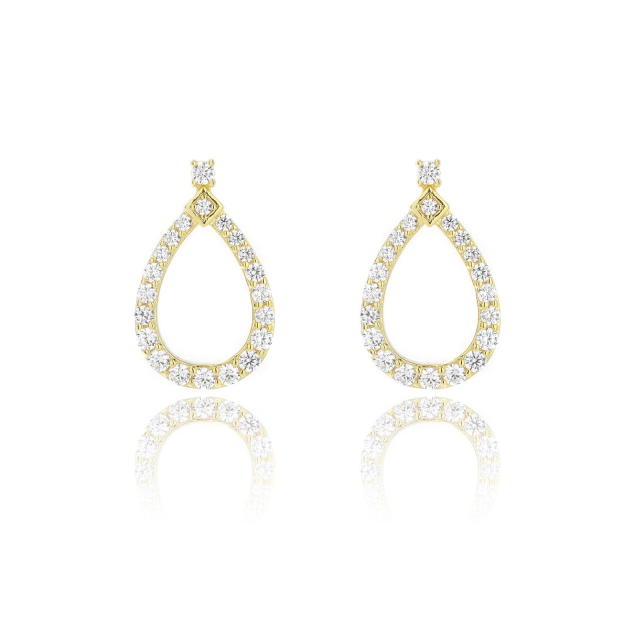 Georgini Gold Plated Goddess Freya Earrings