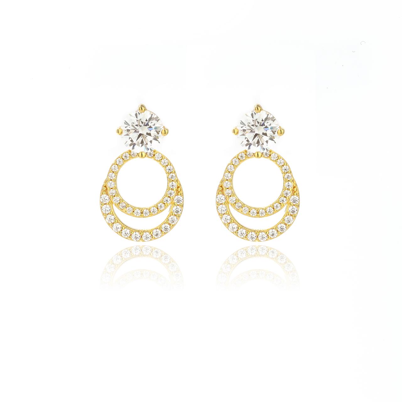 Georgini Gold Plated Goddess Luna Earrings