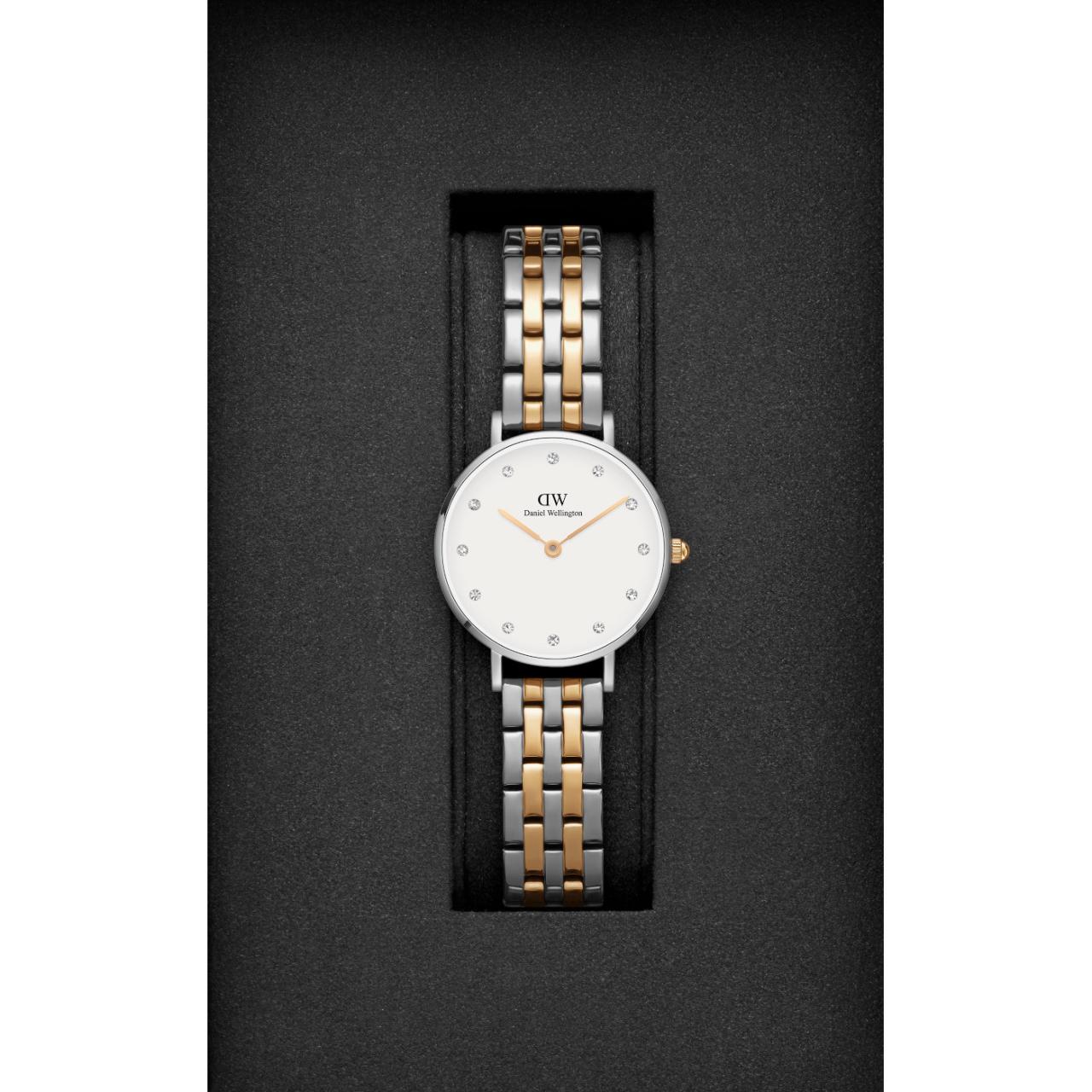 Daniel Wellington 28mm Petite Lumine 5-Link Two Tone Watch Code: DW00100616
