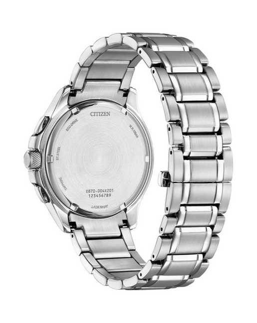 Citizen Gents Stainless Steel Eco-Drive 100m WR Watch Code: bl8160-58l