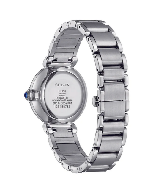 Citizen Ladies Stainless Steel Eco-Drive 50m WR Code: em1060-87n