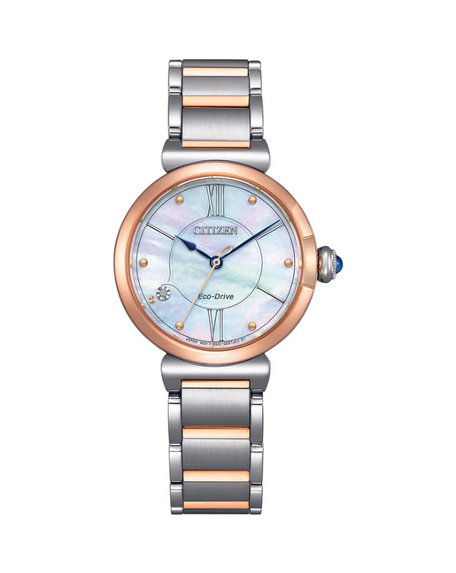 Citizen Ladies Stainless Steel Eco-Drive 50m WR Code: em1074-82d