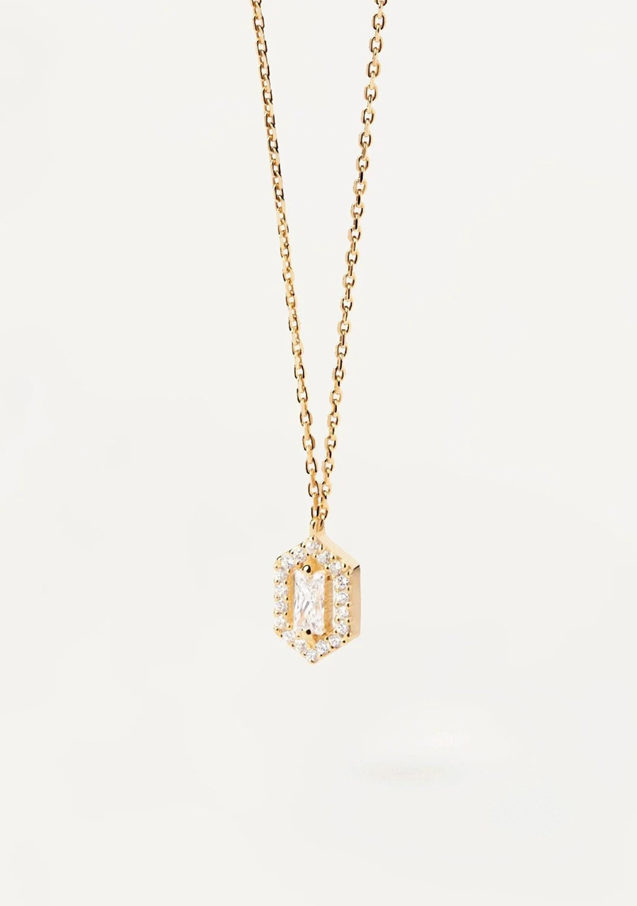 PD Paola 18ct Gold Plated Sentiment Gold Necklace