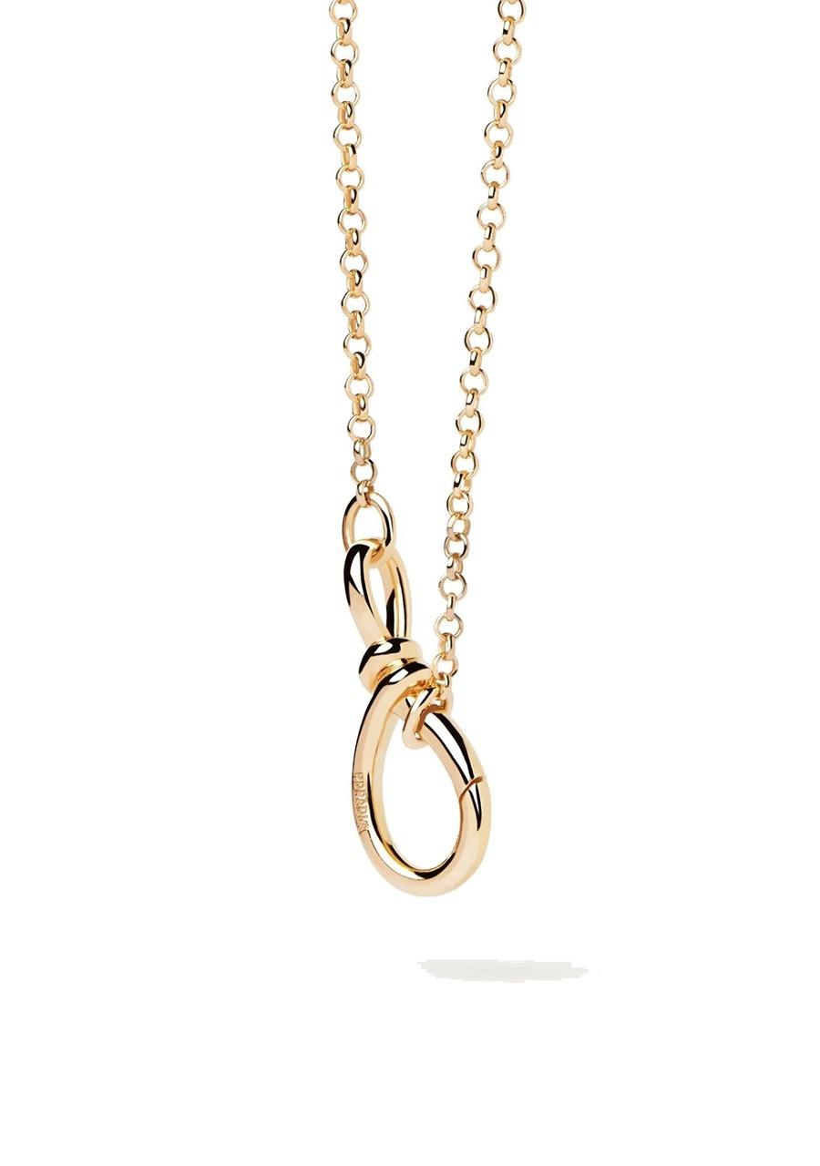 PD Paola 18ct Gold Plated Stacker Clasp Chain Necklace