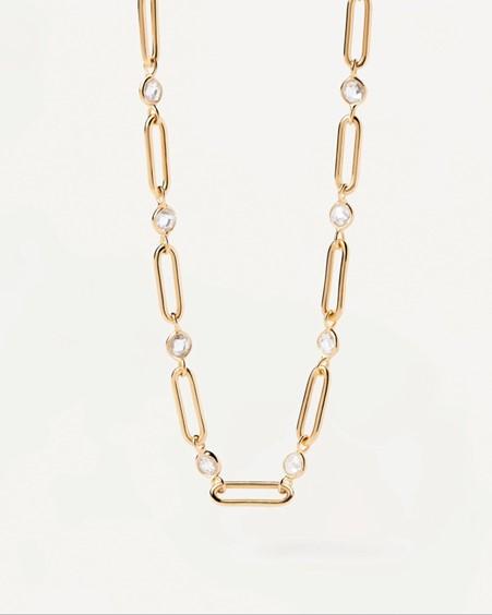 PD Paola 18ct Yellow Gold Plated Miami Necklace