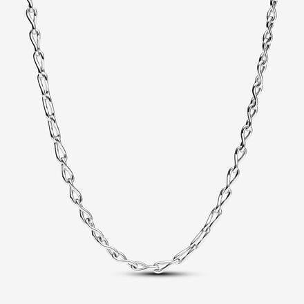 Pandora Sterling Silver Figure of 8 Chain Link Necklace