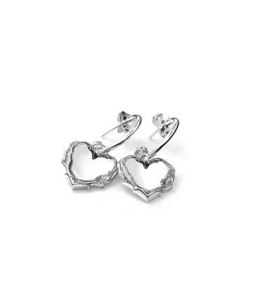 Stolen Girlfriends Club Sterling Silver Entwined Sleeper Earrings