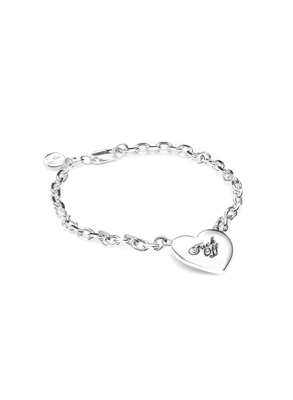 Stolen Girlfriends Club Sterling Silver Warm Welcome Heart Bracelet