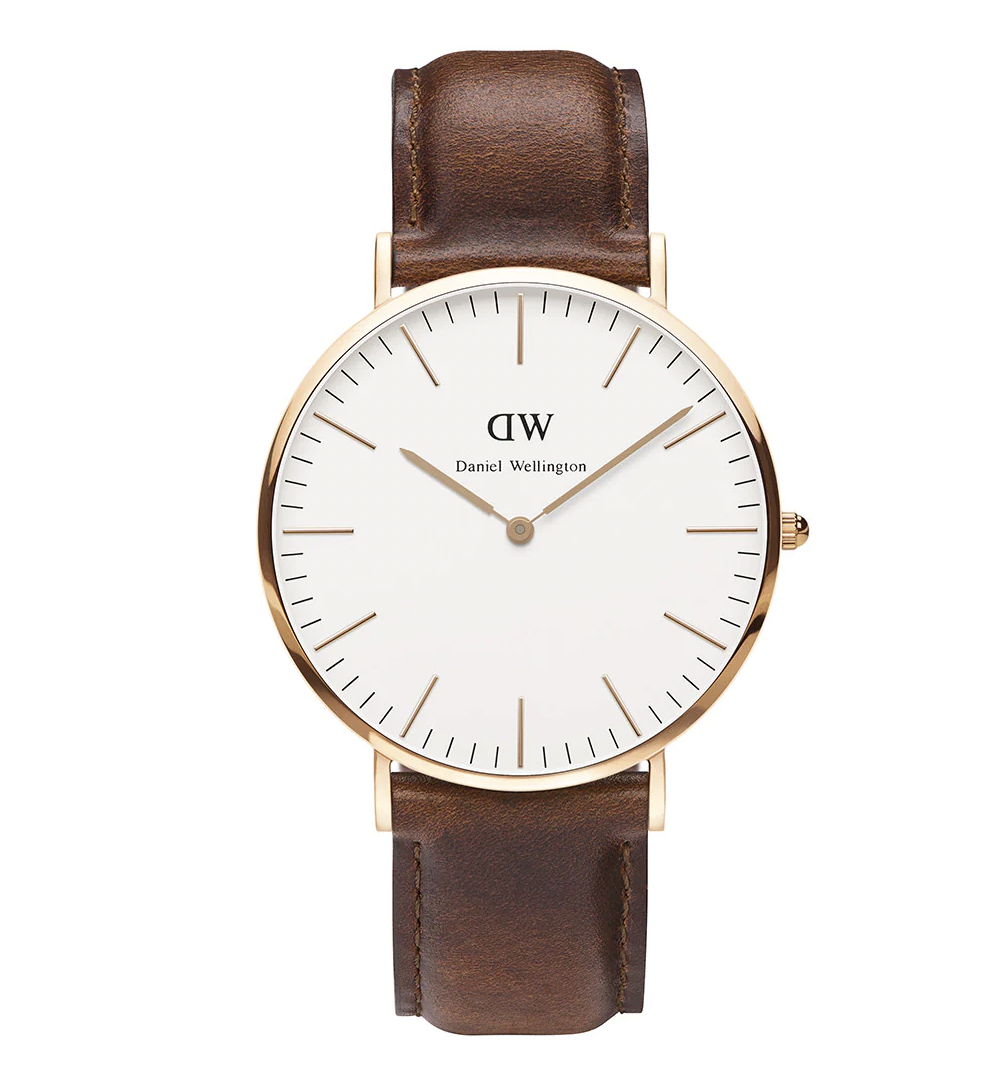 Daniel Wellington 40mm Classic St Mawes 40mm Rose Gold Plated Watch Size: 40mm Code: DW00100006