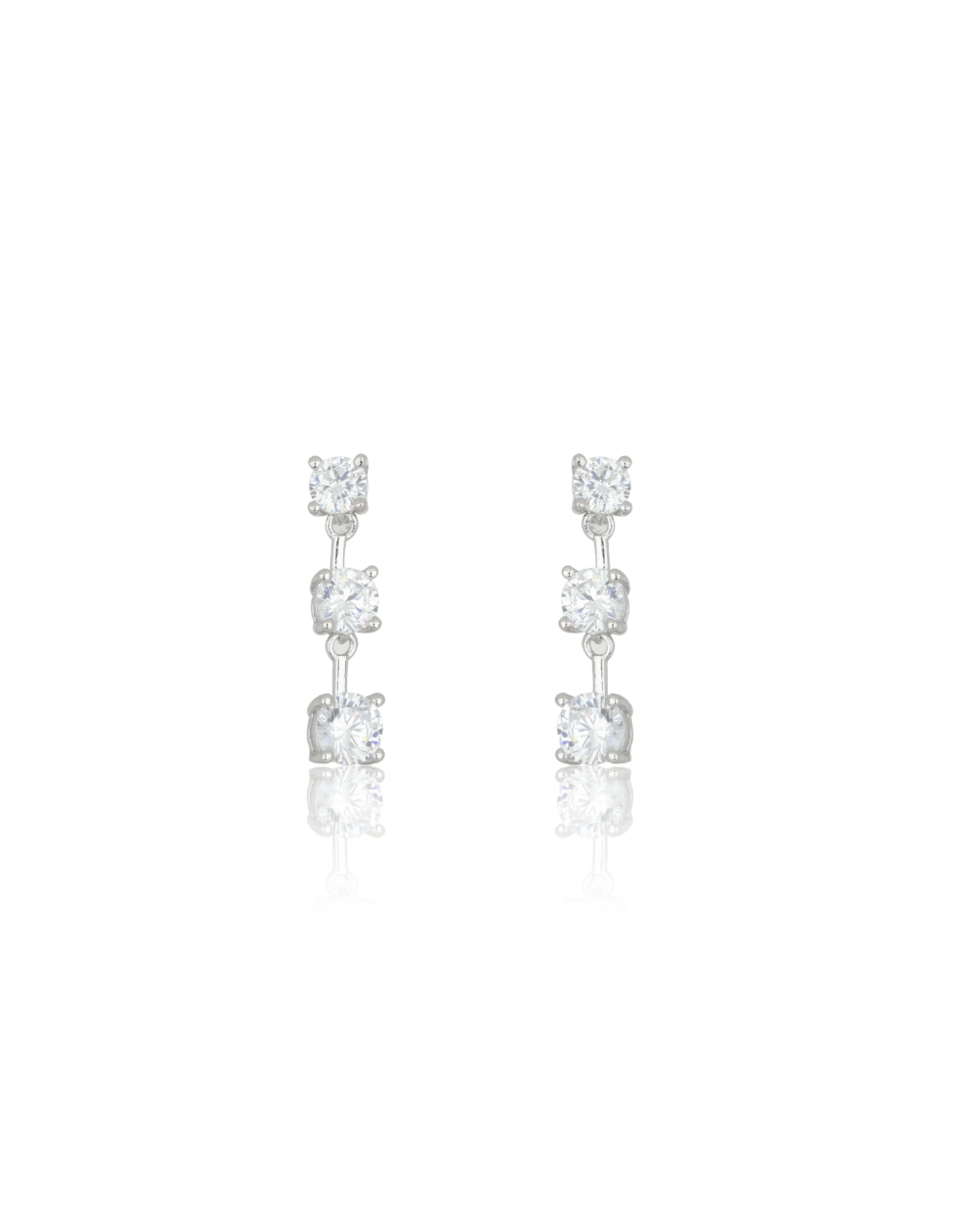 Georgini Trilogy Earrings Sterling Silver