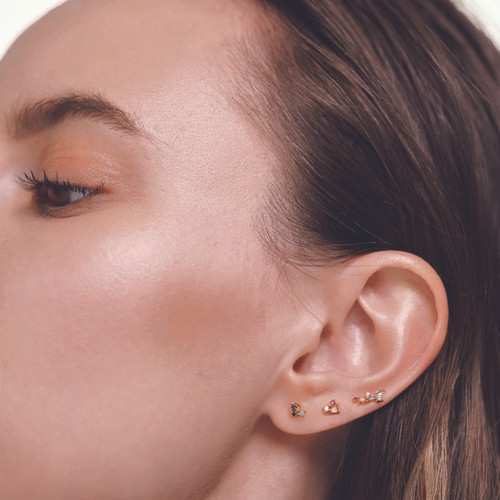 PD Paola Gold Plated Atelier La Palette Earrings