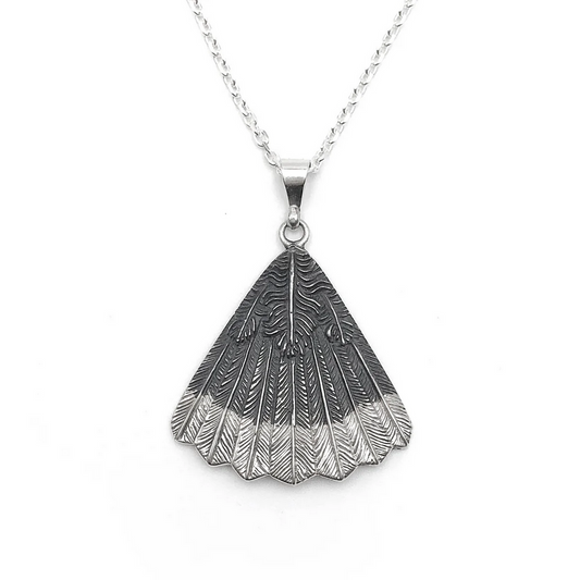 Nick Von K Huia Fan Necklace Sterling Silver