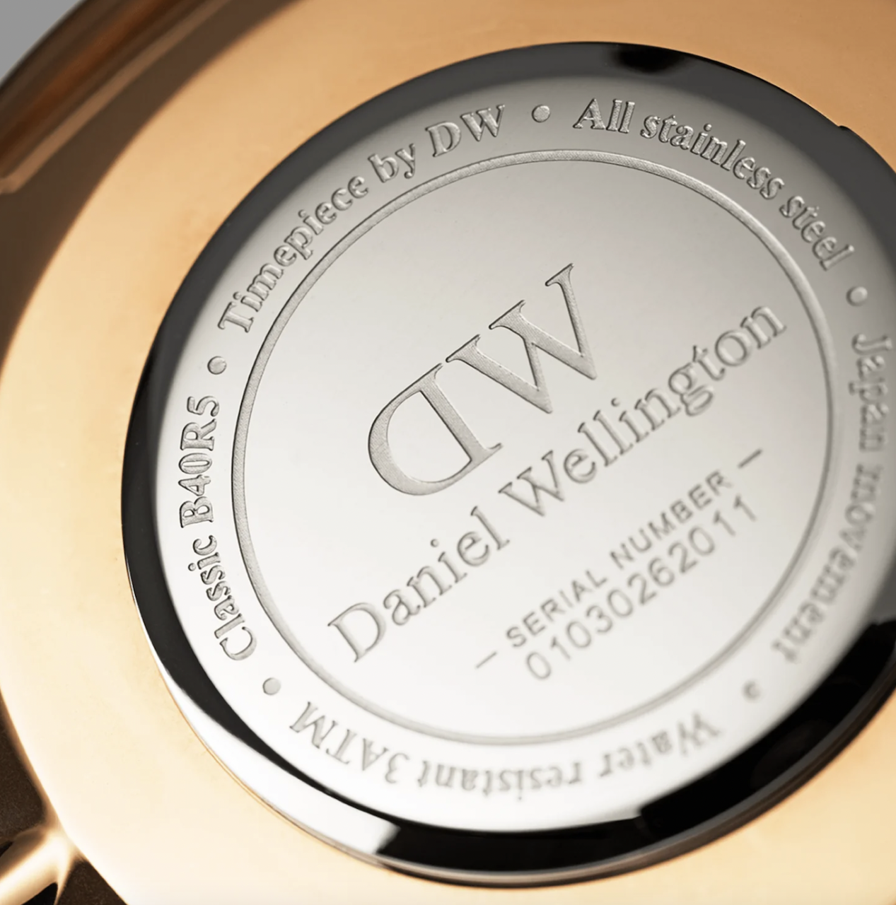 Daniel Wellington 36mm Classic Sheffield Rose Gold Plated Watch