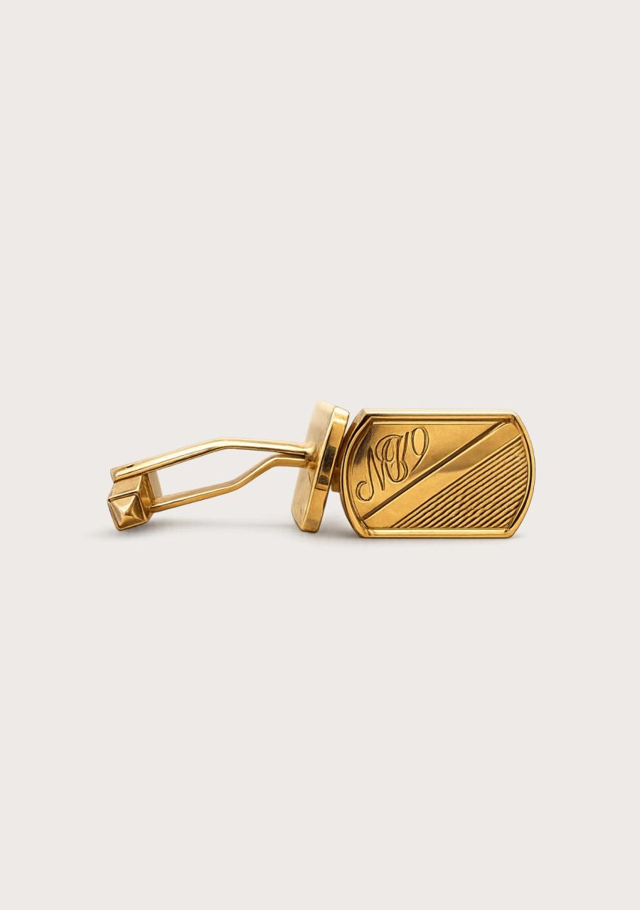 Estate 9ct Yellow Gold Cuff Links