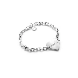 Stolen Girlfriends Club Sterling Silver Maxi Stolen Heart Bracelet