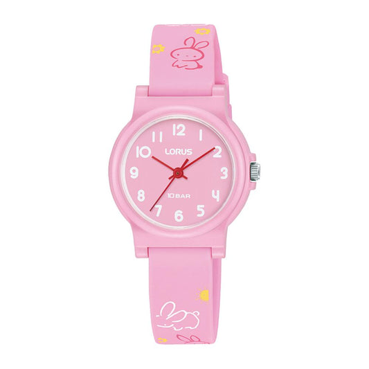 Lorus Kids Pink Bunny Watch