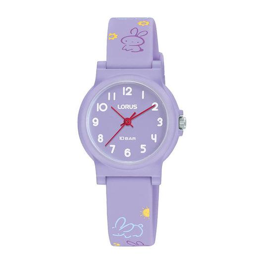 Lorus Kids Purple Bunny Watch