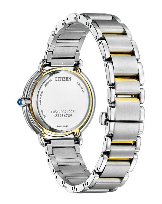 Citizen Ladies Two Tone Eco-Drive Watch em1104-83d
