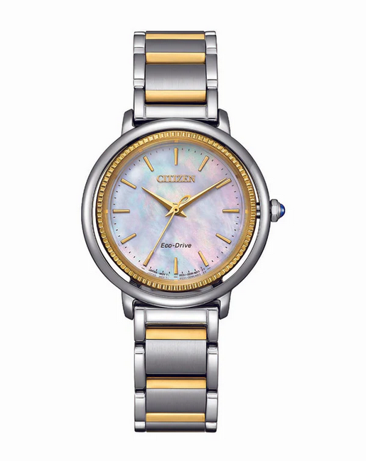 Citizen Ladies Two Tone Eco-Drive Watch em1104-83d