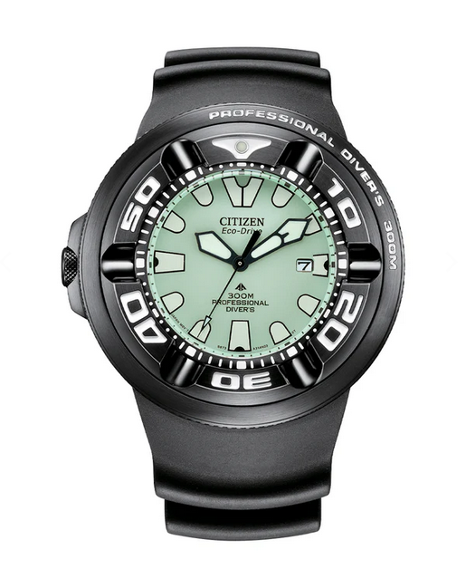 Citizen Gents Promaster Eco-Drive Watch with Black Polyurethane Strap bj8055-04x