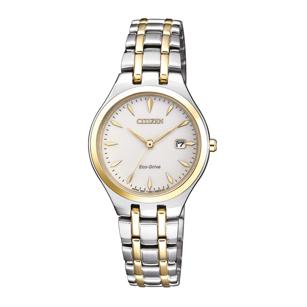 Citizen Ladies Eco-Drive Two-Tone Watch EW2484-82B