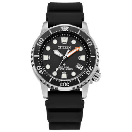 Citizen Promaster Eco-Drive Black Face Divers Watch EO2020-08E