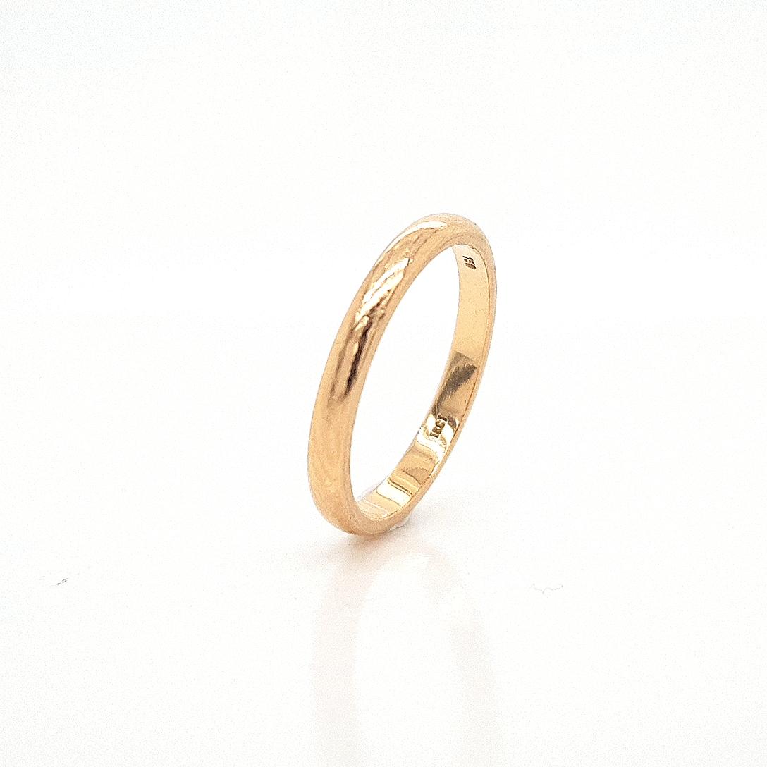 Estate 18ct Rose Gold 2.3mm Ring